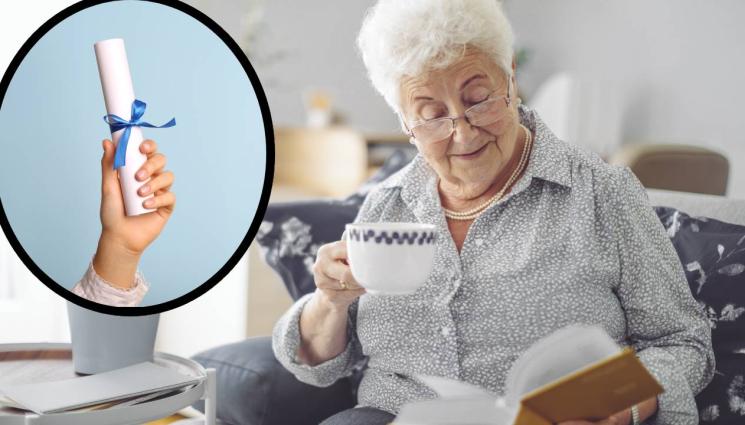 диплома - ЧОВЕК СЕ УЧИ, ДОКАТО Е ЖИВ: 95-годишна завърши гимназия