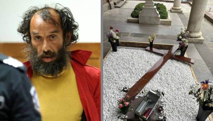 гроб патриарх - НА СВОБОДА: Пуснаха бездомника, поругал гроба на патриарх Неофит!