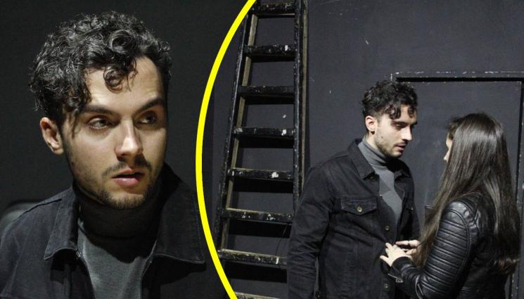 Илиян Стаменков и Цветина Ангелова - Актьорите Илиян Стаменков и Цветина Ангелова пред 