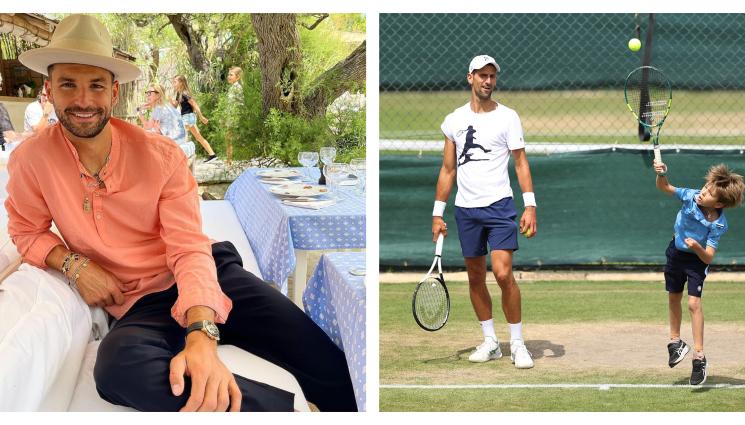 Григор Димитров Новак Джокович - Синът на Ноле иска гривна като на Гришо