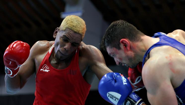 Йордан Морехон - ТЕЖКА ТУПАЛКА: Българският национал Йордан Морехон гарантира минимум бронз от европейското по бокс