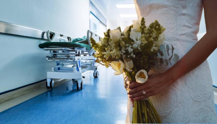 сватба болница - НА СМЪРТЕН ОДЪР: Жена се омъжи в болница пред погледа на умиращия си баща (ВИДЕО)