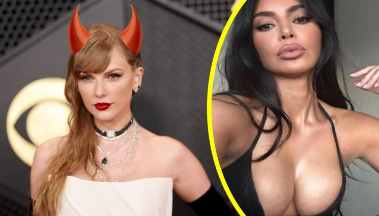 Тейлър Суифт Ким Кардашиан - СЪС ЗЪБИ И НОКТИ: Тейлър Суифт отхапа тлъсто парче от Ким Кардашиан!