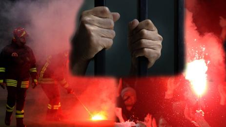 Играчка-плачка: Години затвор за футболен фен, ранил 12 души с петарда на стадиона