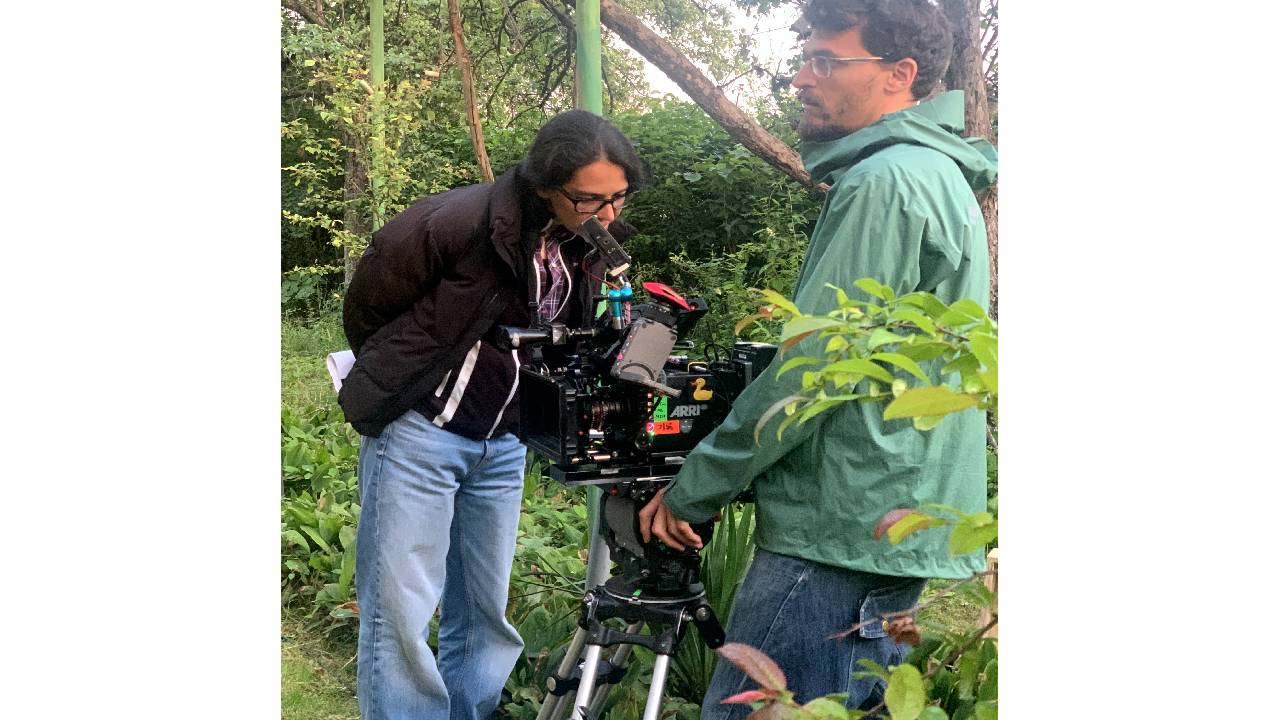 Яна Лекарска с оператора Младен Минев