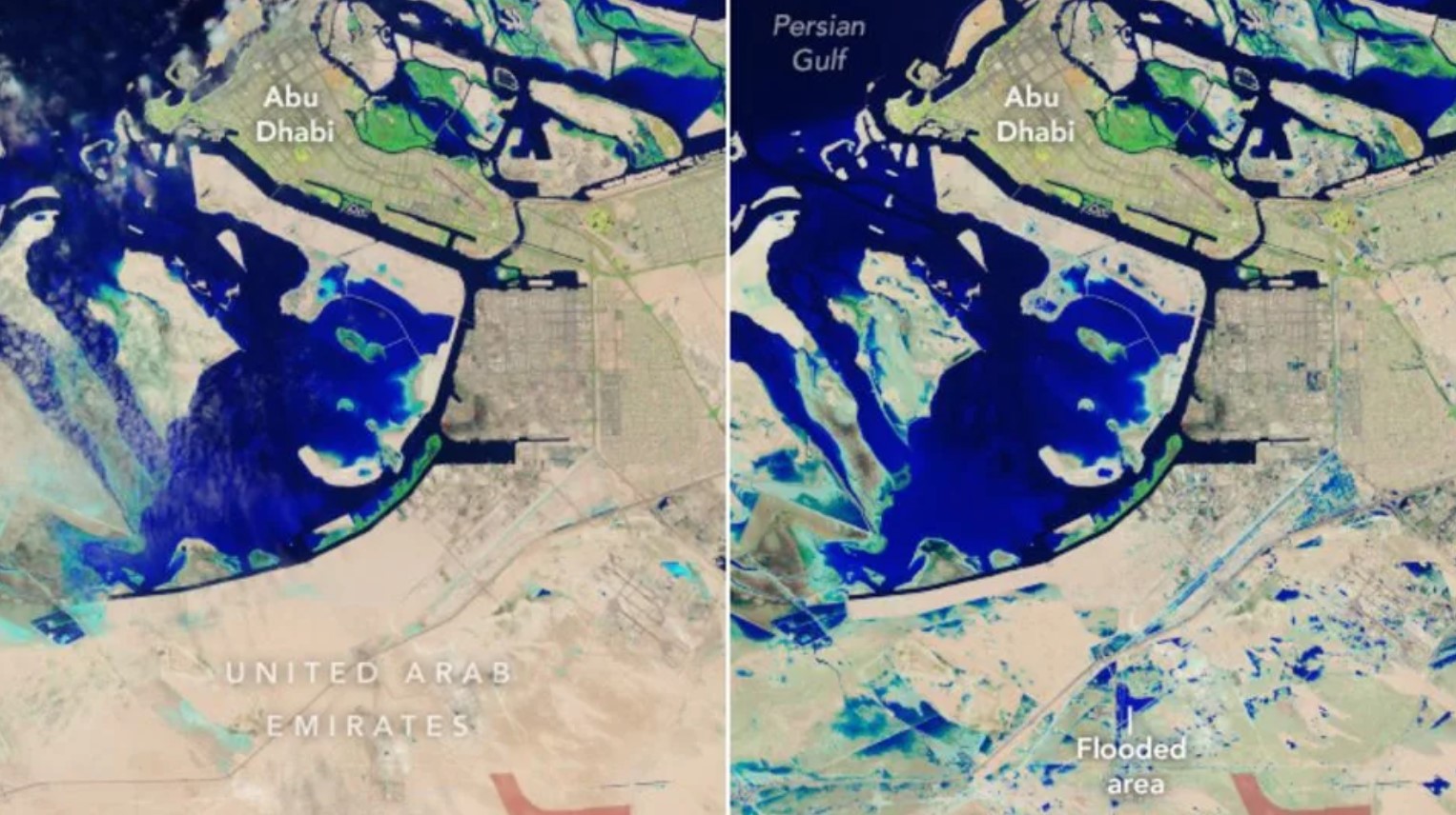 наводнение Дубай