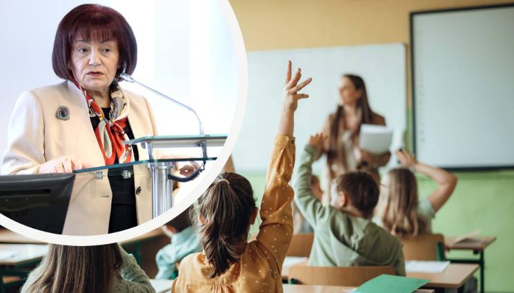 училище - Председателят на СБУ Янка Такева пред 