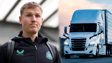 Мат Ричи Нюкасъл камион ТИР