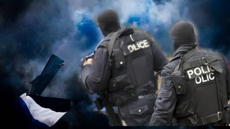 полиция агитки Левски ЦСКА