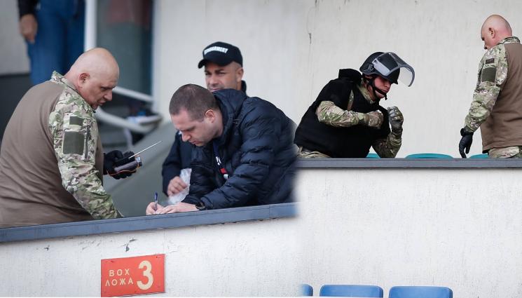 пиратки сапьори - И САПЬОРИ НА ДЕРБИТО: На Националния стадион откриха самоделни пиратки