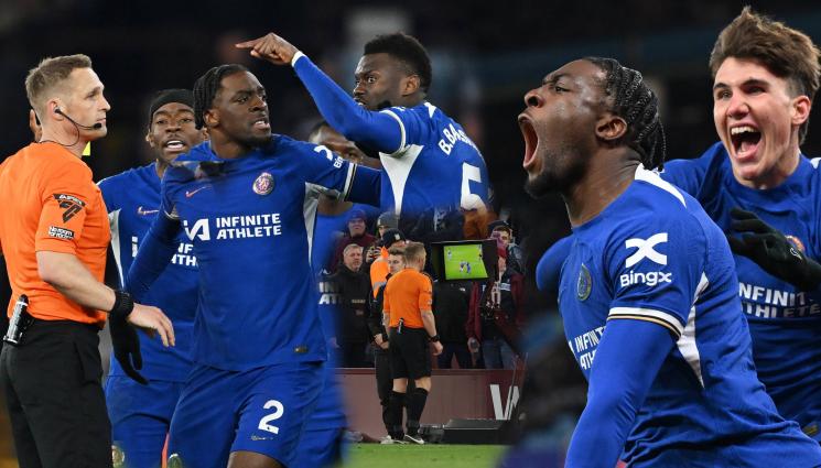 Астън Вила Челси ВАР - Челси с важен успех над Брайтън! Палмър и Нкунку приземиха 