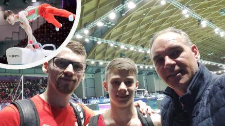 УСПЕХ: Давид Иванов шести в многобоя на европейското по спортна гимнастика