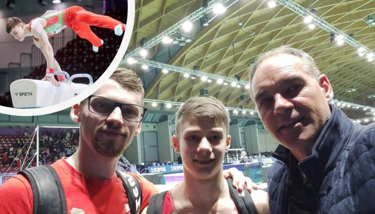 спортна гимнастика - УСПЕХ: Давид Иванов шести в многобоя на европейското по спортна гимнастика