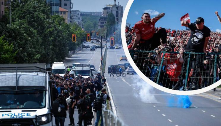 вечно дерби фенове - Полицията нащрек за вечното дерби