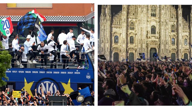 Интер - Mацките на Интер се включиха в купона