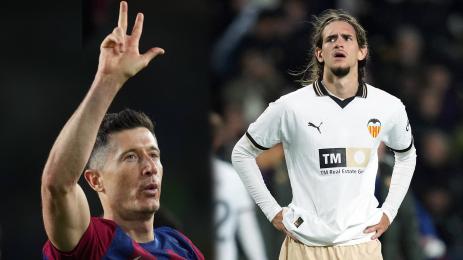 Левандовски Валенсия хеттрик