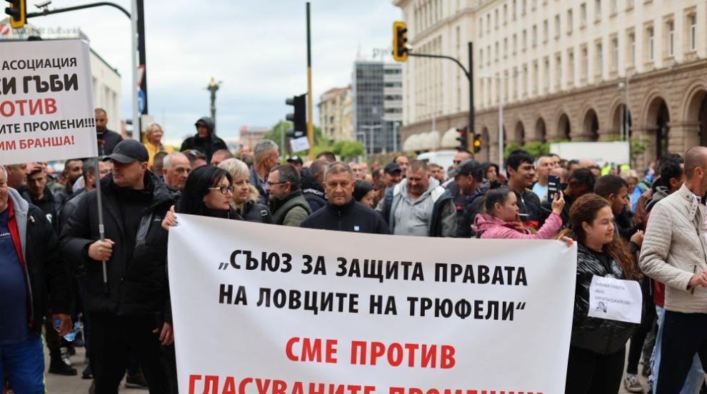 Протест пред НС: „Не убивайте сектора с гъбите“ 