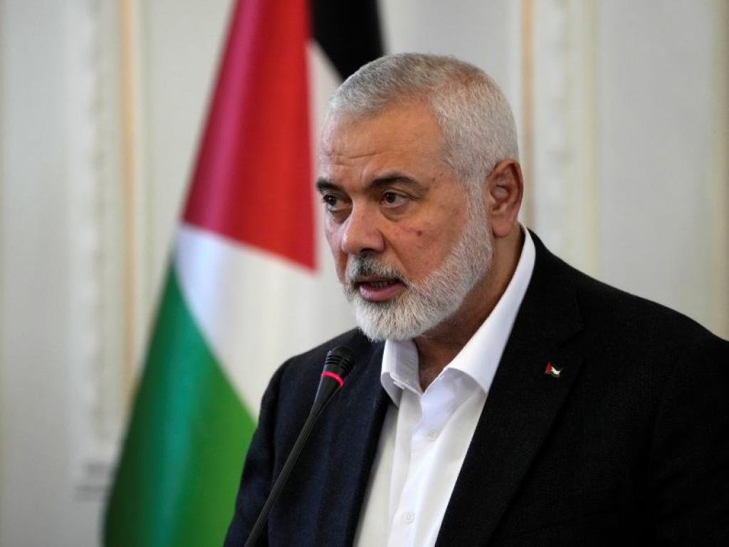 Лидерът на палестинската екстремистка организация Хамас“ Исмаил Хания обвини днес