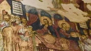 100 години преди Леонардо да Винчи: Роден манастир пази уникален стенопис на Тайната вечеря