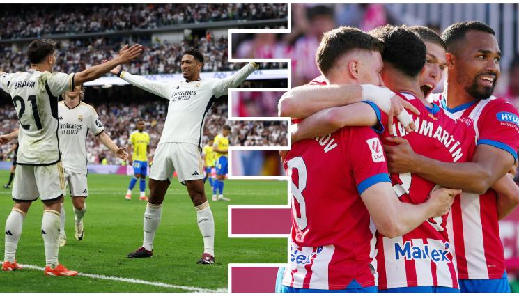 Реал Мадрид Жирона - Жирона унижи Барса и направи Реал Мадрид шампион