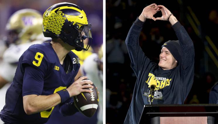 Джей Джей Макарти - Новак в НФЛ празнува с гаджето на Бахамите