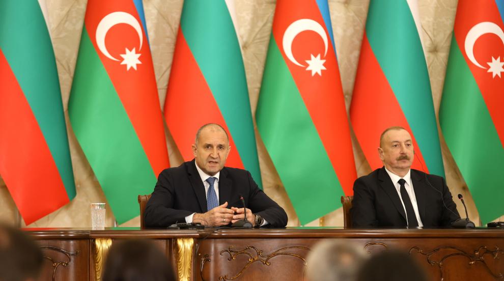 Румен Радев и Илхам Алиев подписаха декларация за стратегическо партньорство