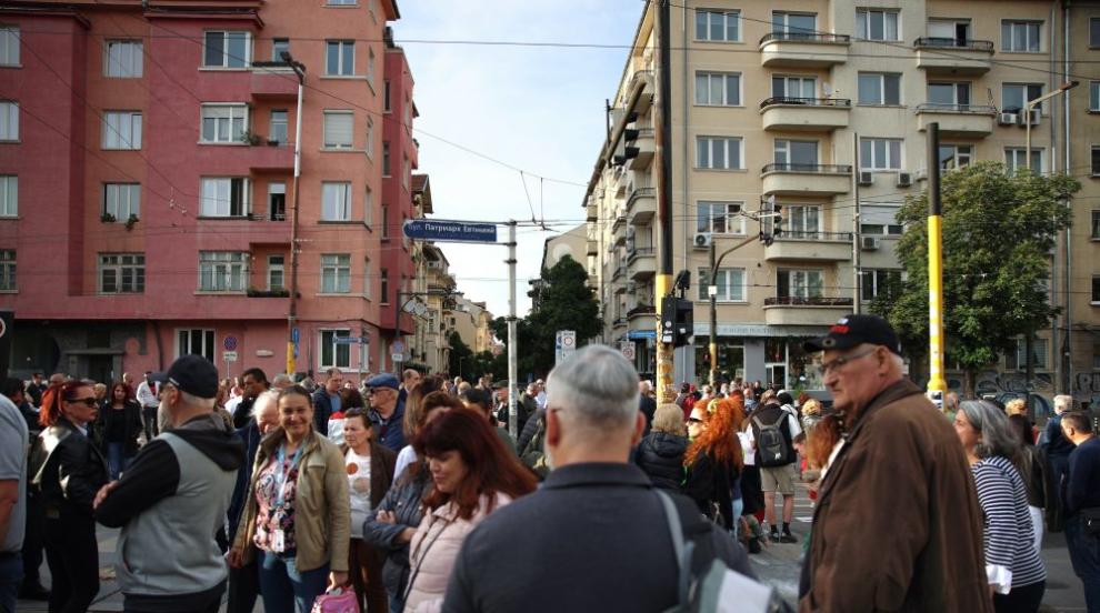 Протестиращите срещу промените в движението в центъра на София искат оставки