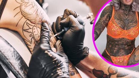 Най-татуираната жена във Великобритания има само една част от тялото, която няма да нарисува с мастило (СНИМКИ)