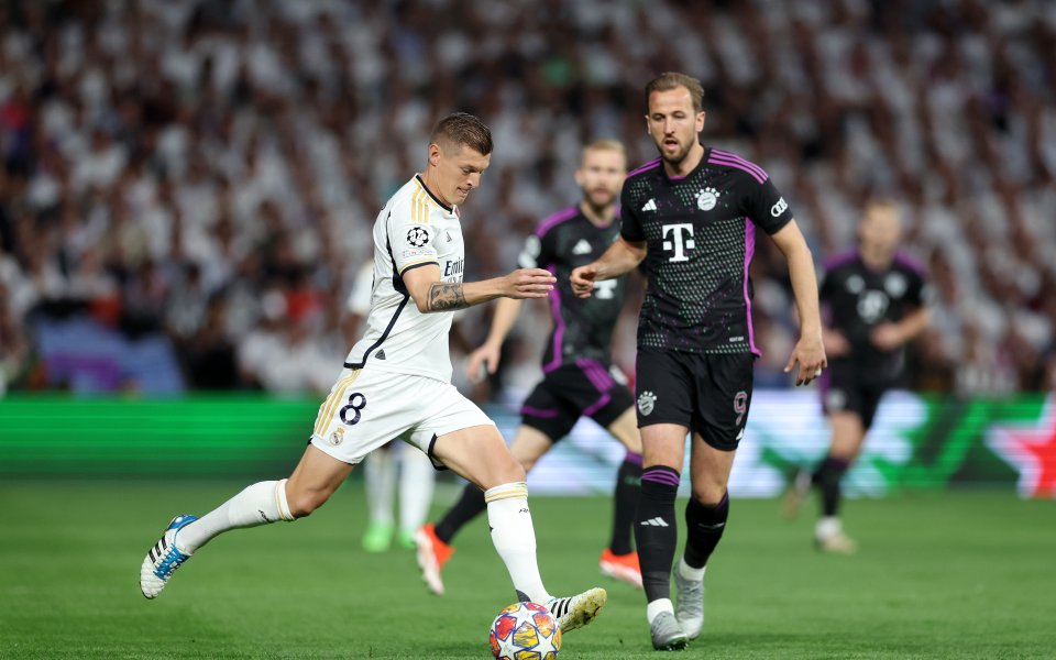 Реал Мадрид и Байерн Мюнхен играят на Бернабеу при 0:0