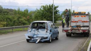 Самосвал удари автомобил на Е 79 край Благоевград БГНЕС Сигналът за