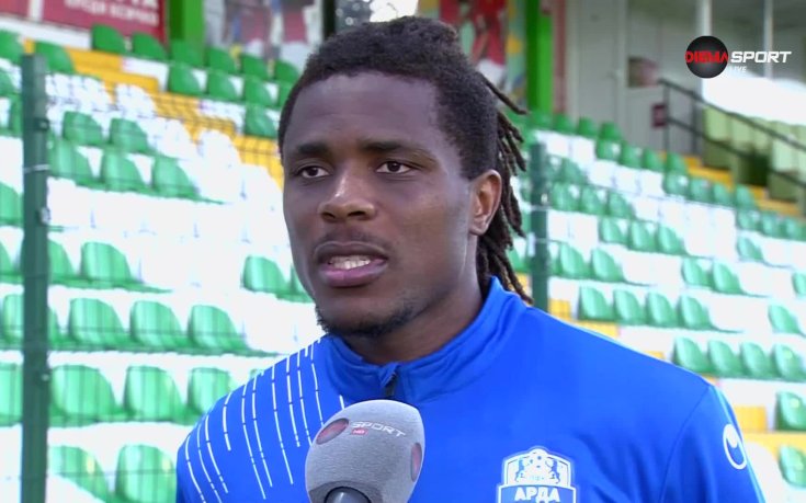 Чинонсо Офор и Ивайло Видев преди Арда - Ботев Пловдив