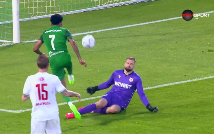 Лудогорец - ЦСКА 1:1 /първо полувреме/