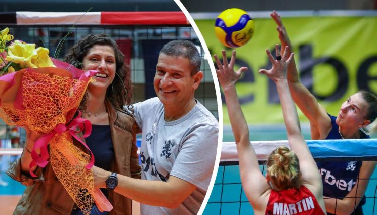 волейбол жени - Емоции и сълзи на контролата на волейболистките с Белгия