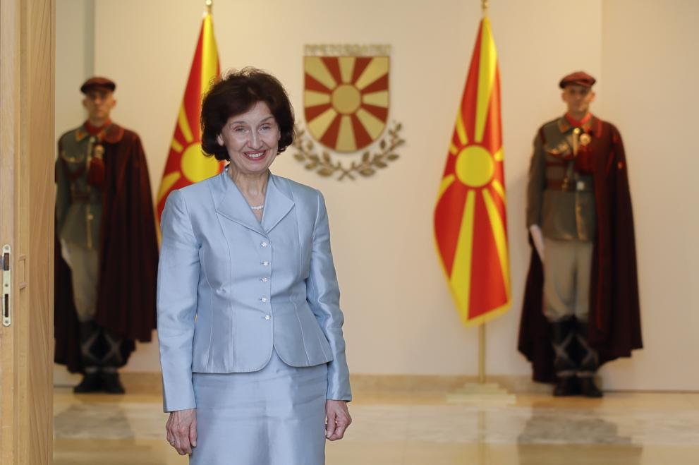 Новоизбраният президент на Република Северна Македония Гордана Силяновска-Давкова встъпи в