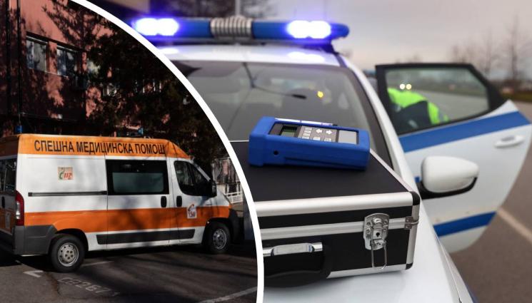 полиция линейка - УЖАС: 40-годишен падна в река в столичния квартал