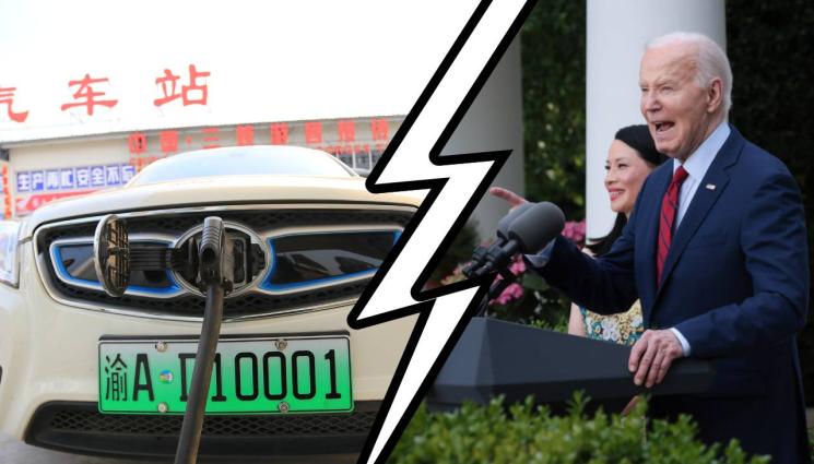 Байдън - Джо Байдън на „война“ срещу електромобилите от Китай