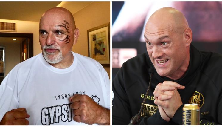 Джон Фюри - Бащата на Фюри си сцепи главата. Удари човек на Усик, после му се извини