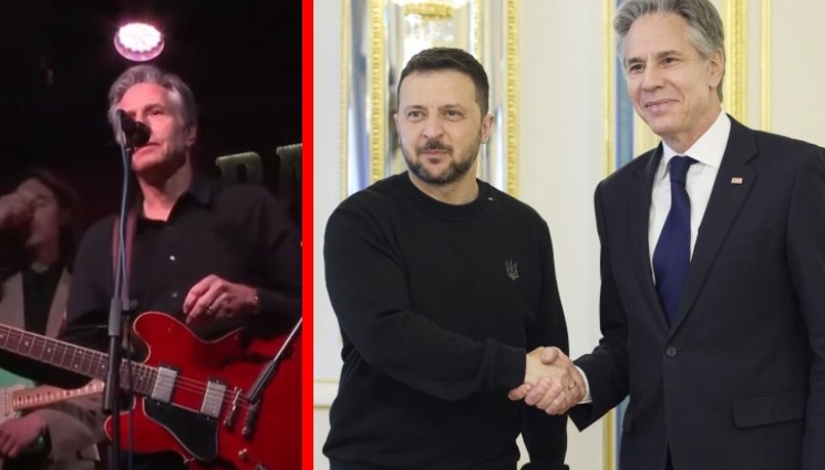 Антъни - ПИР ПО ВРЕМЕ НА ЧУМА: Антъни Блинкен запя рок в бар в Киев (СНИМКИ+ВИДЕО)