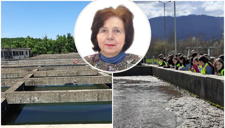 вода - Доц. д-р  Галя Бърдарска пред