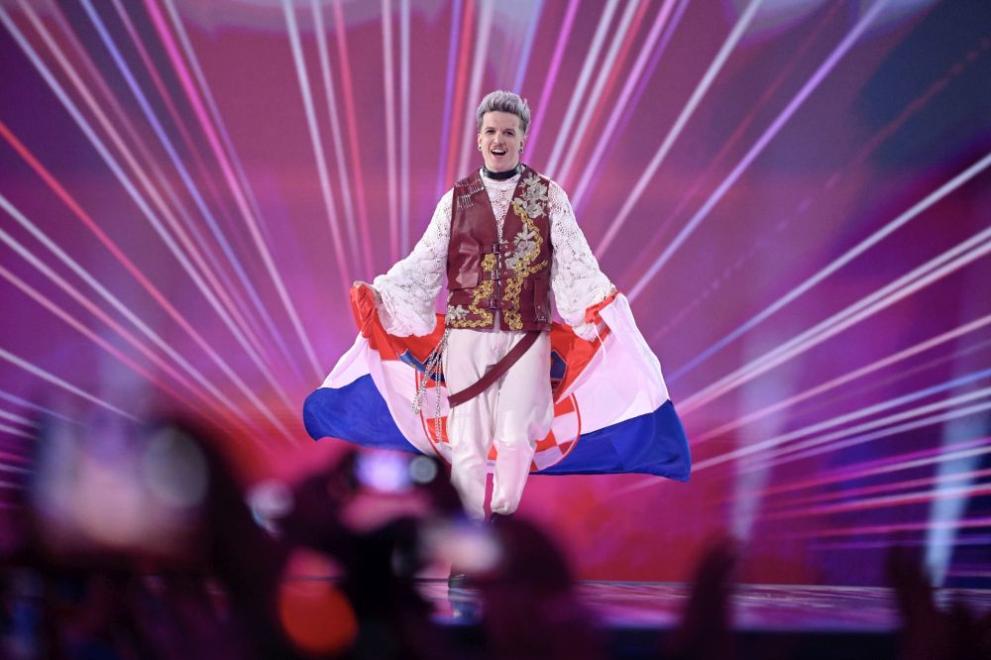 Класиралият се на второ място на музикалния конкурс Евровизия хърватски