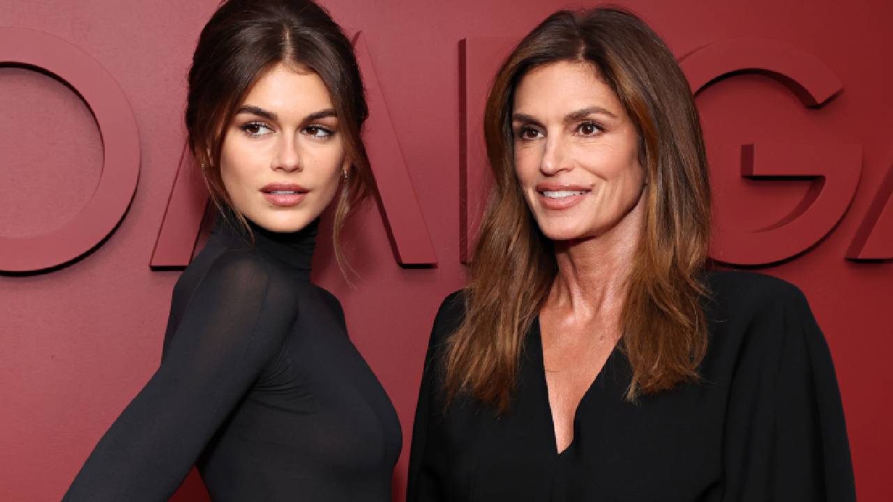 Синди Крауфорд и Кая Гербер