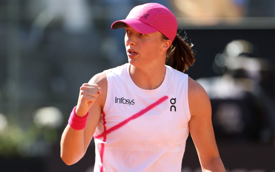 Ига Швьонтек - Коко Гоф 2:0 сета / WTA 1000, Рим, 1/2-финал, 16.05.2024 г.