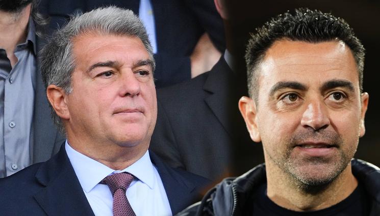 Лапорта Шави - Качват го на шейната: Треньорът на Барселона Шави духа супата, на президента му писна от него