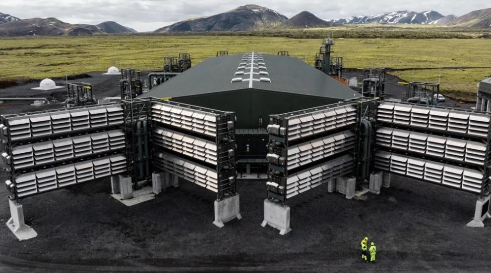 Mammoth е най-голямата в света инсталация за улавяне на CO2 директно от въздуха