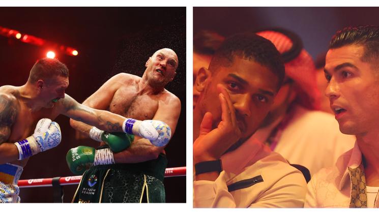 Олександър Усик Тайсън Фюри Кристиано Роналдо Антъни Джошуа - Куп знаменитости изгледаха шоуто между Усик и Фюри