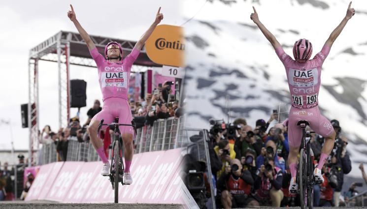 Погачар Ливиньо - С УСМИВКА в края на изнурителни 222 км на велосипеда финишира лидерът в Джиро д'Италия Погачар