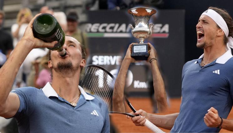 Зверев Рим - По $ 10 229 на минута: Германецът Зверев заработи над милион за 1,41 ч. на корта в Рим