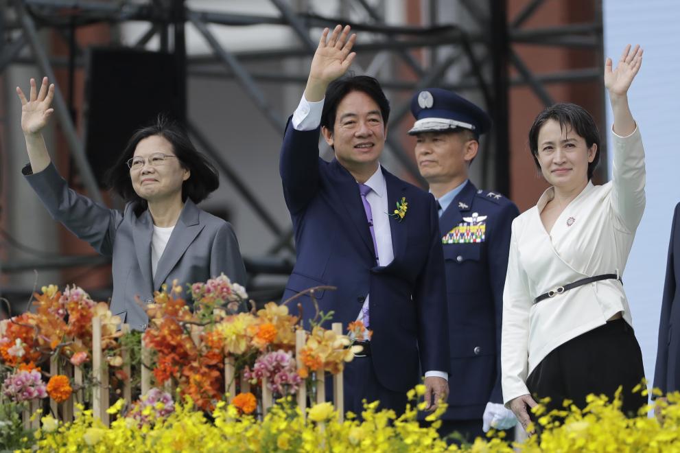 Новоизбраният президент на Тайван Уилям Лай днес официално встъпи в