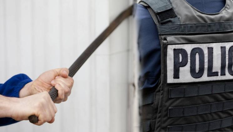 полиция - Мъж вилня пред болница!