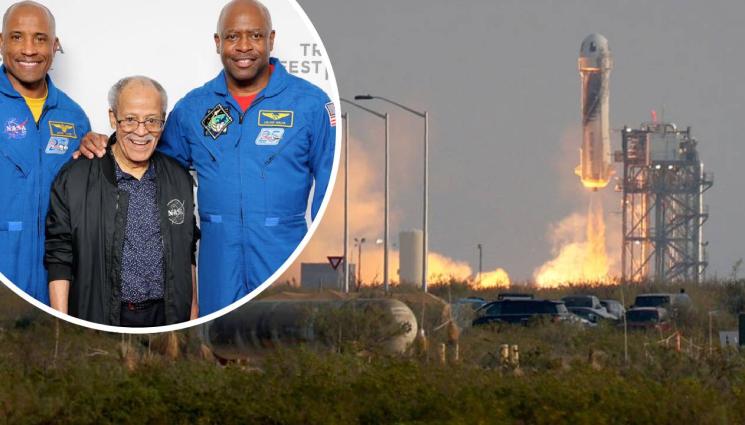 коснонавт - НА ДЪРТИ ГОДИНИ: 90-годишен афроамериканец излетя в Космоса (ВИДЕО + СНИМКИ)